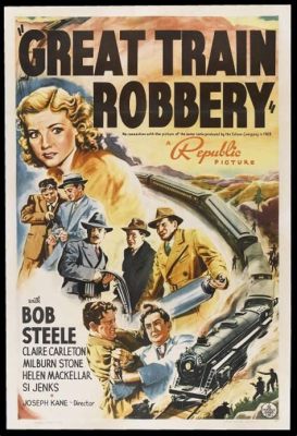  「The Great Train Robbery」は、荒野の疾走と悪漢たちの壮絶な戦いを描いた傑作！